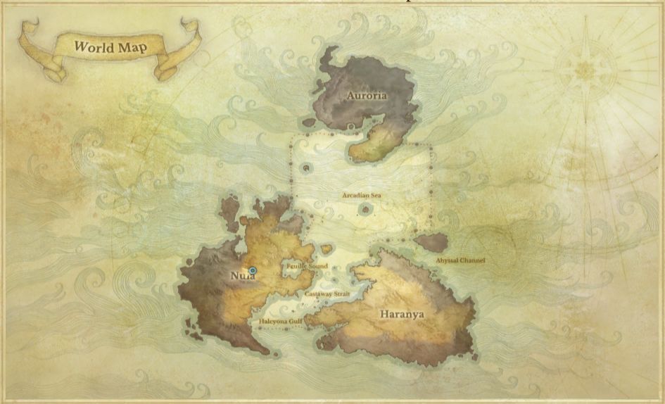 archeage map english