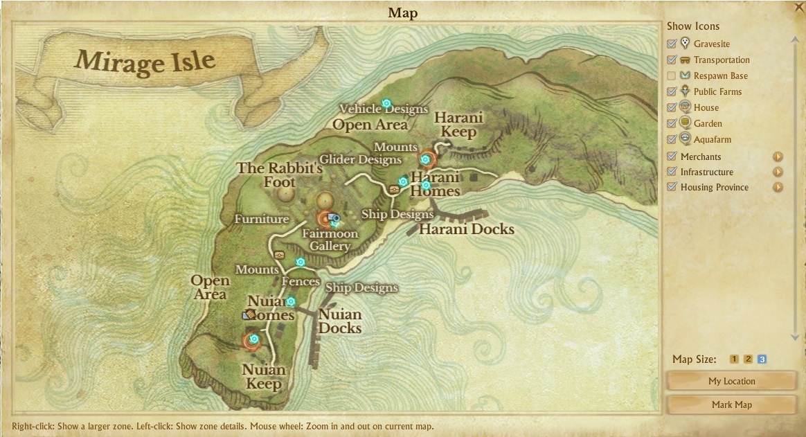 archeage map location