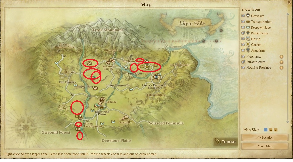 current archeage map
