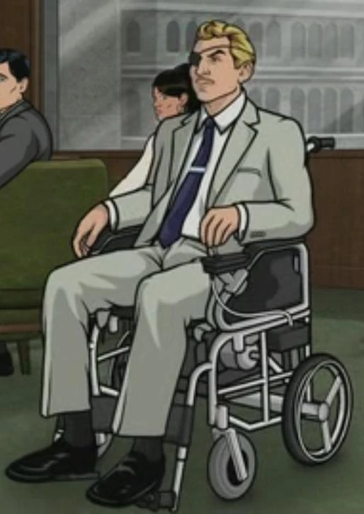 Image RayGiletteInWeelchair.JPG Archer Wiki FANDOM powered by Wikia