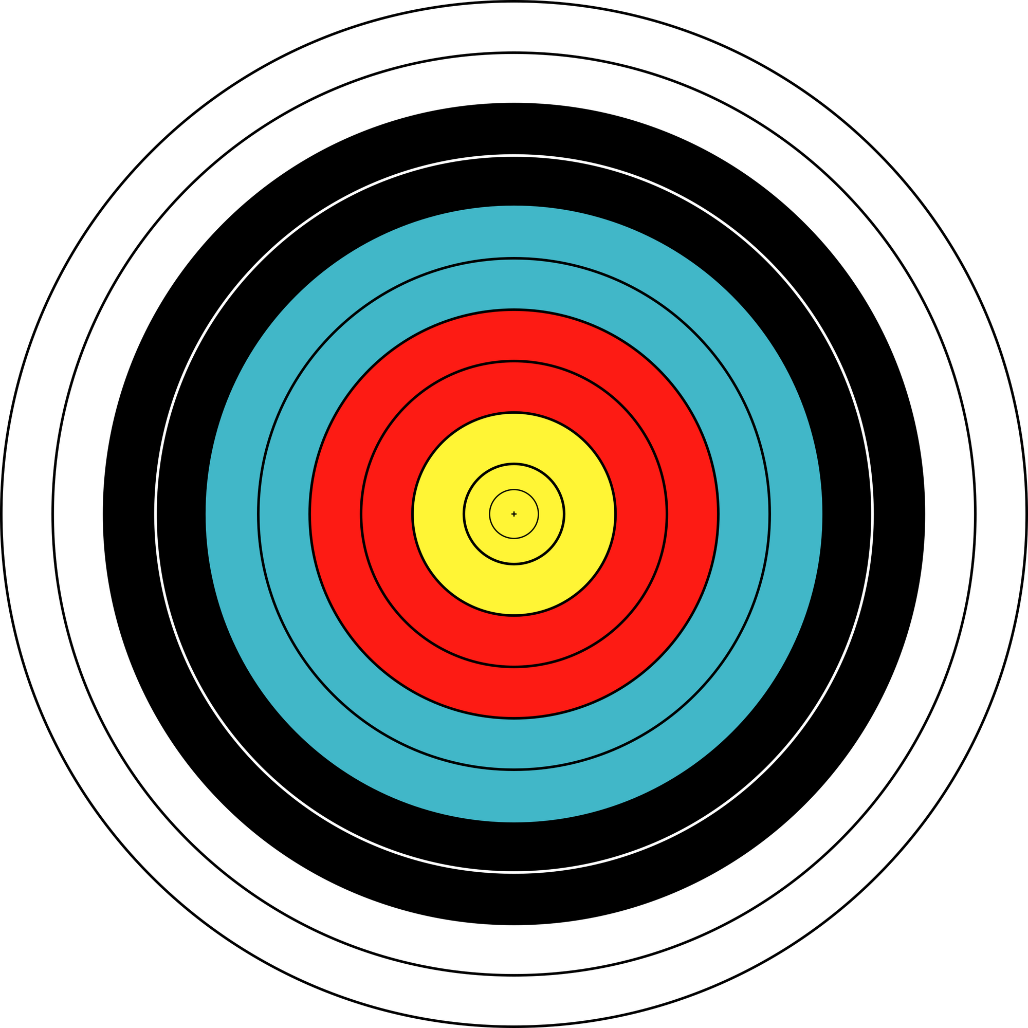 File:Archery Target 80cm.svg | 箭術之書 | FANDOM powered by Wikia