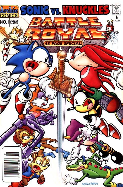 Archie Supersonic vs Hyperknuckles - Classic Sonic Specials - Read Comic  Online