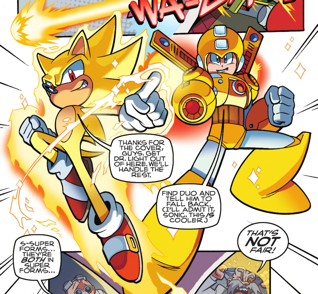 Fleetway Super Sonic vs. Super Sonic (Mainline Sonic games)