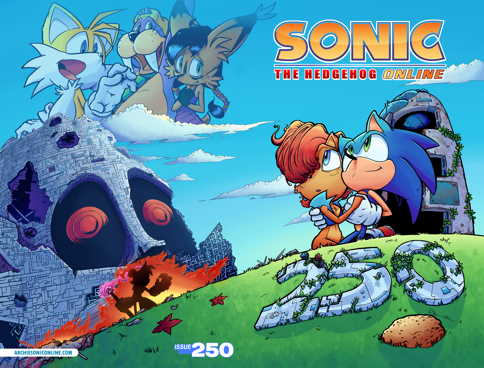 Sonic the Hedgehog Online Issue 250 Archie Sonic Online Wiki Fandom
