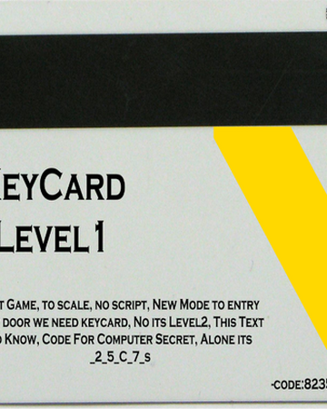 Key Card Roblox Script