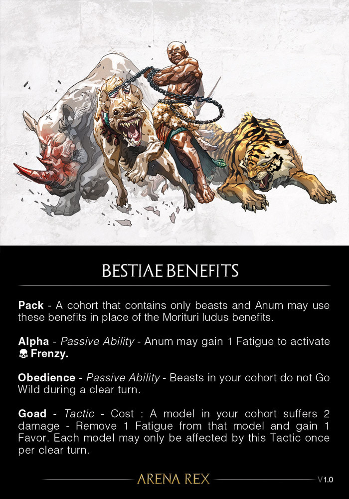 Bestiae Benefits