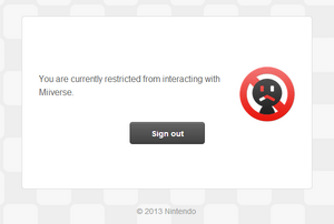 Miiverse ban