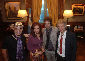Cristina Fernandez y Soda Stereo