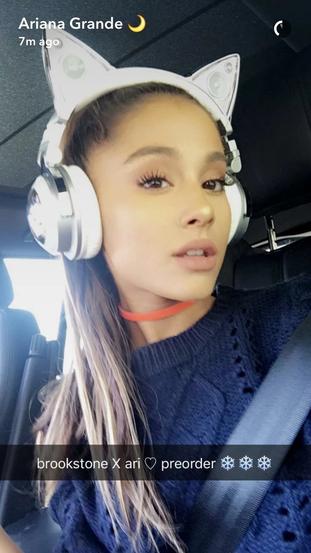 Image - Ariana Grande Brrokstone Cat Ear Headphones (3 ...