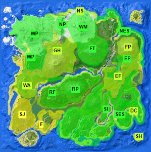 Ark The Island Spawn Map