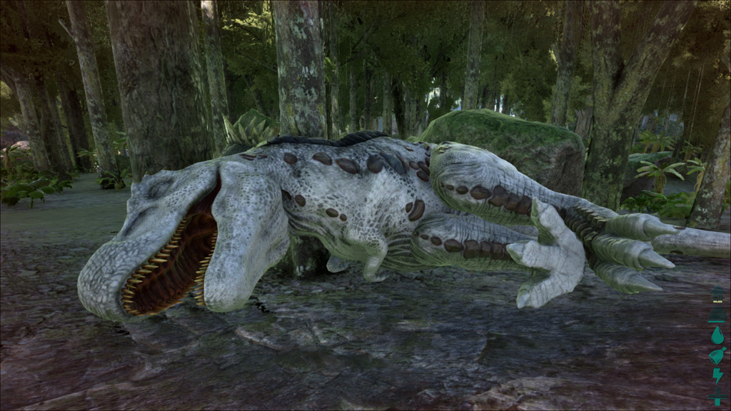 image white t rex unconcious png ark survival evolved wiki