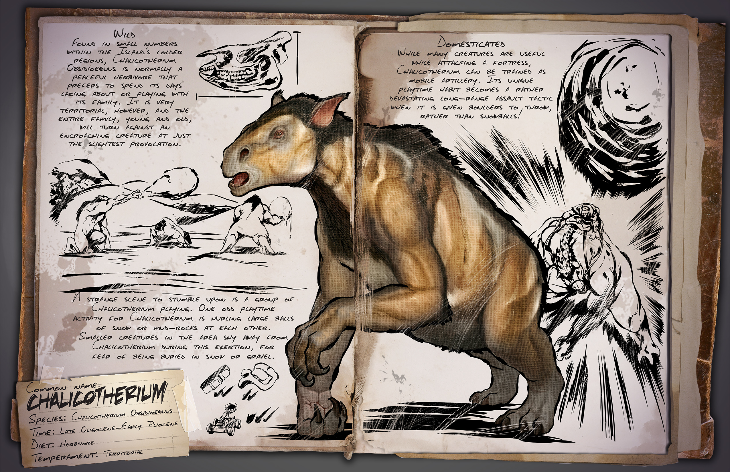 Chalicotherium | ARK: Survival Evolved Wiki | Fandom