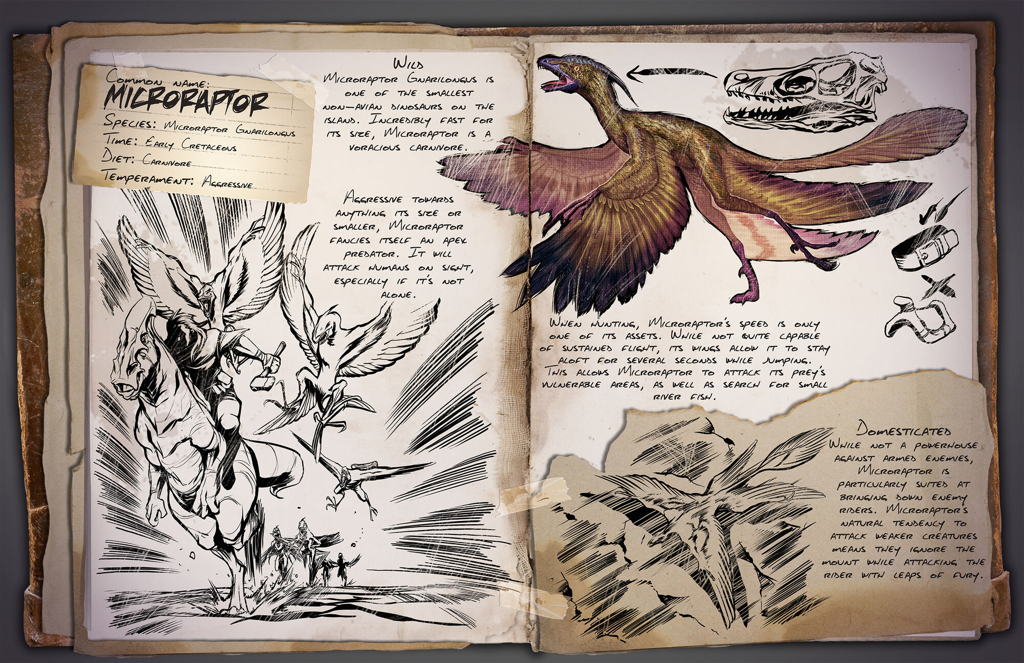 Microraptor Ark Survival Evolved Wiki Fandom Powered By Wikia 8966