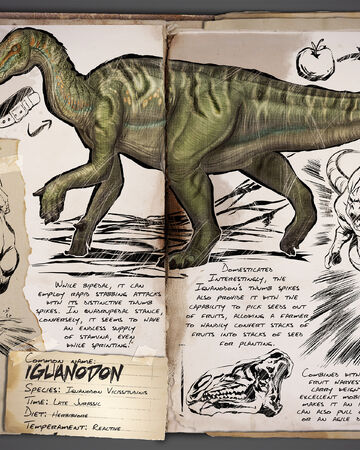Iguanodon Ark Survival Evolved Wiki Fandom