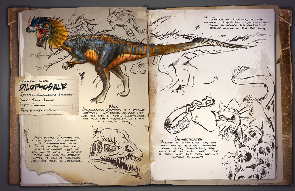 Dilophosaurus | ARK: Survival Evolved Wiki | Fandom