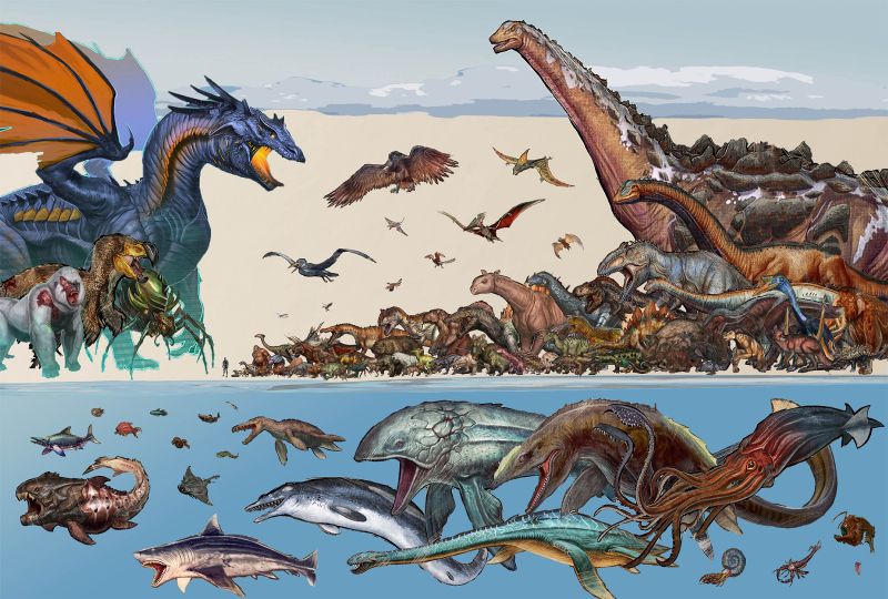 ark survival evolved list of dinosaurs