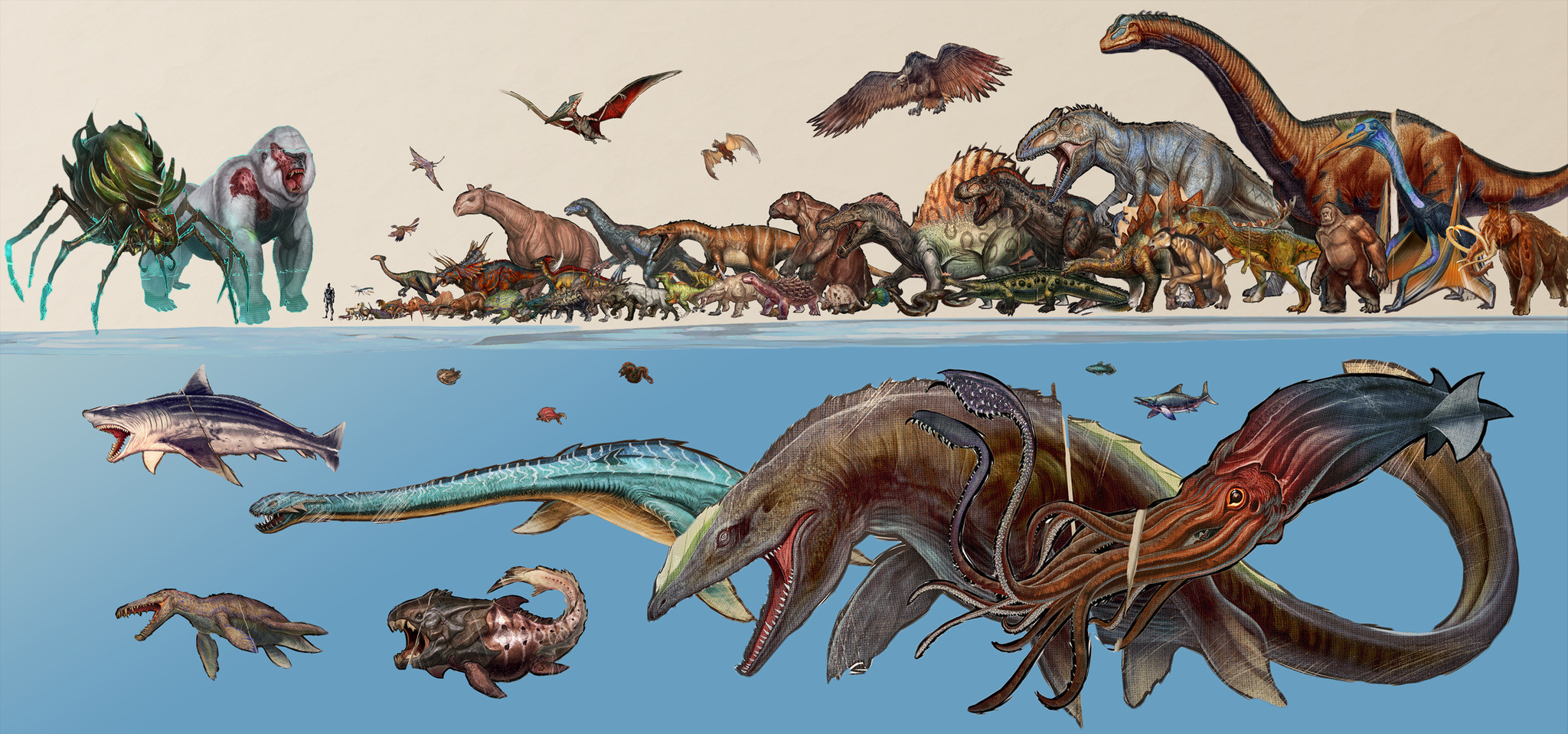 ark survival evolved list of all dinosaurs