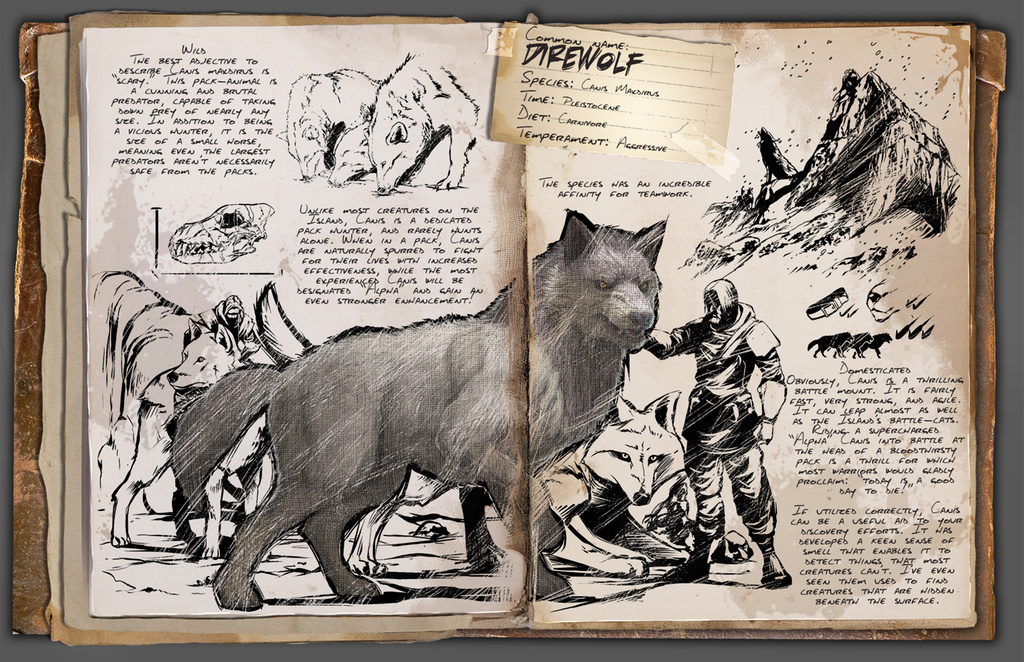 direwolf ark survival evolved