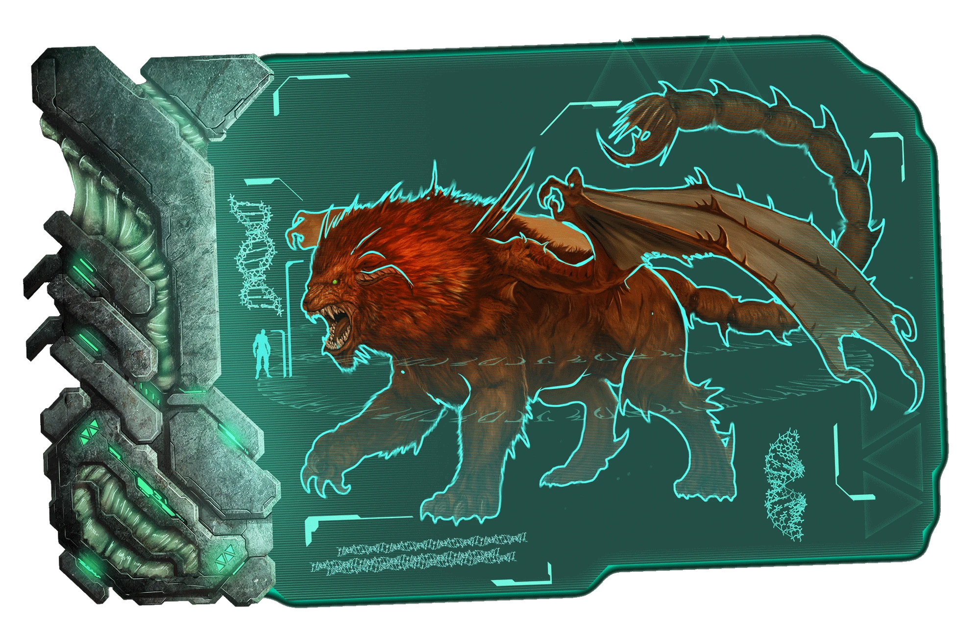 Мантикора | ARK: Survival Evolved вики | FANDOM powered by ... Survival evolved is used to make the world more colorful and to customize structures and items, including building parts, flags, armor, saddles, weapons, and even both living creatures (including yourself and other players).