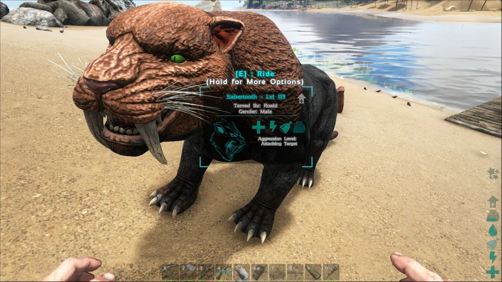 Image ARKSabertooth Screenshot 006.jpg ARK Survival Evolved Wiki