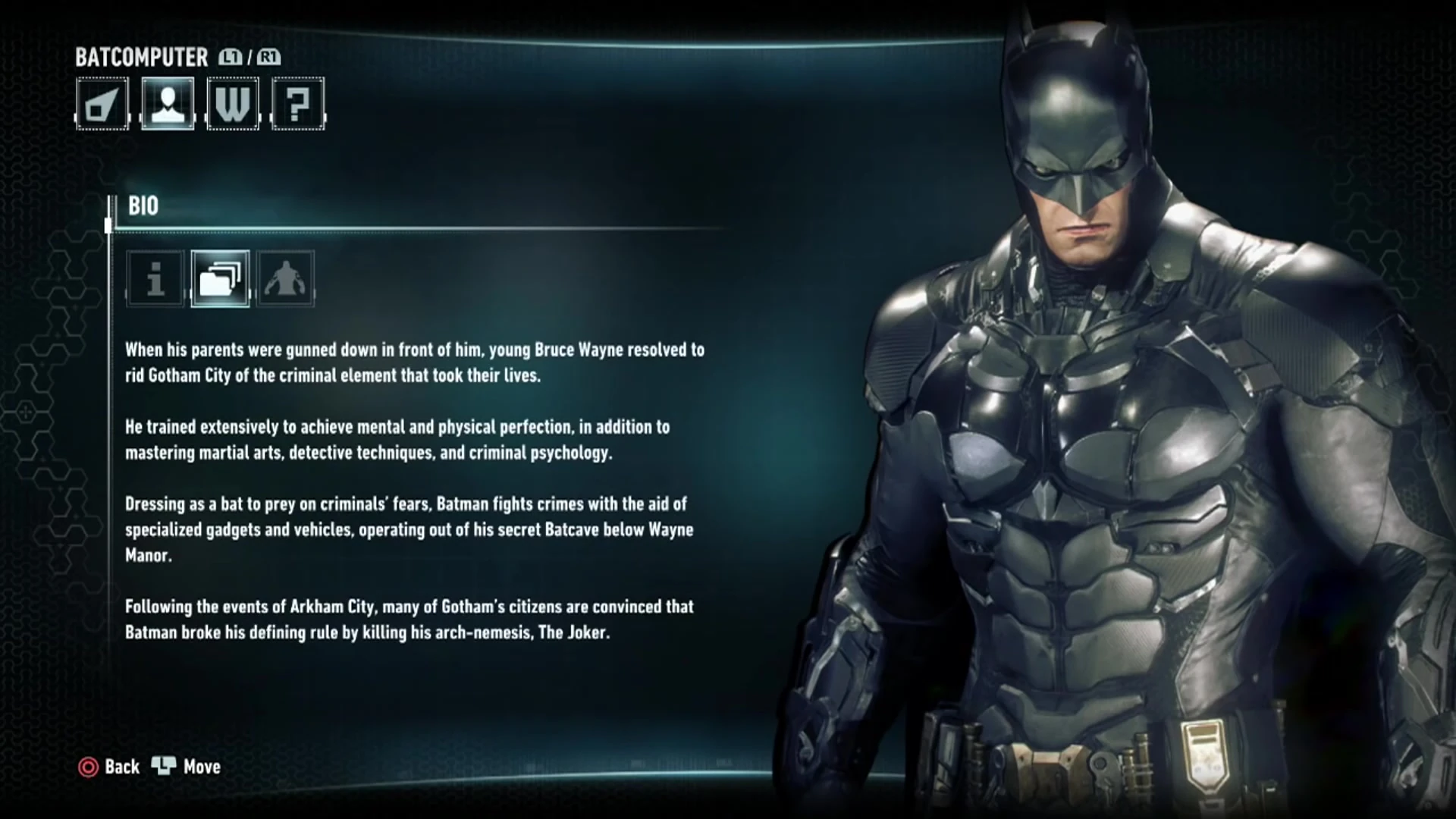 Image Batman Arkham Knight All Character Bios 033.jpg Arkham Wiki FANDOM powered by Wikia