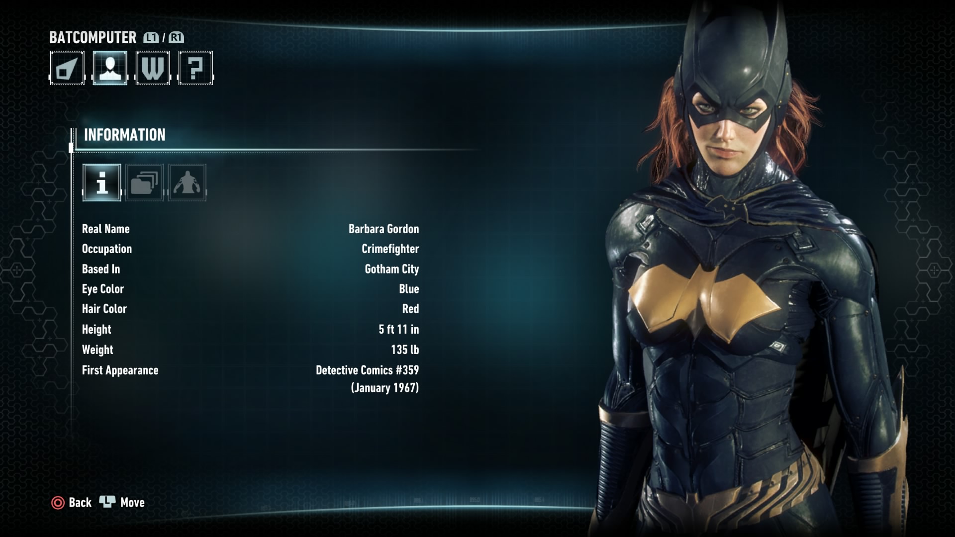 Barbara S Height Batmanarkham