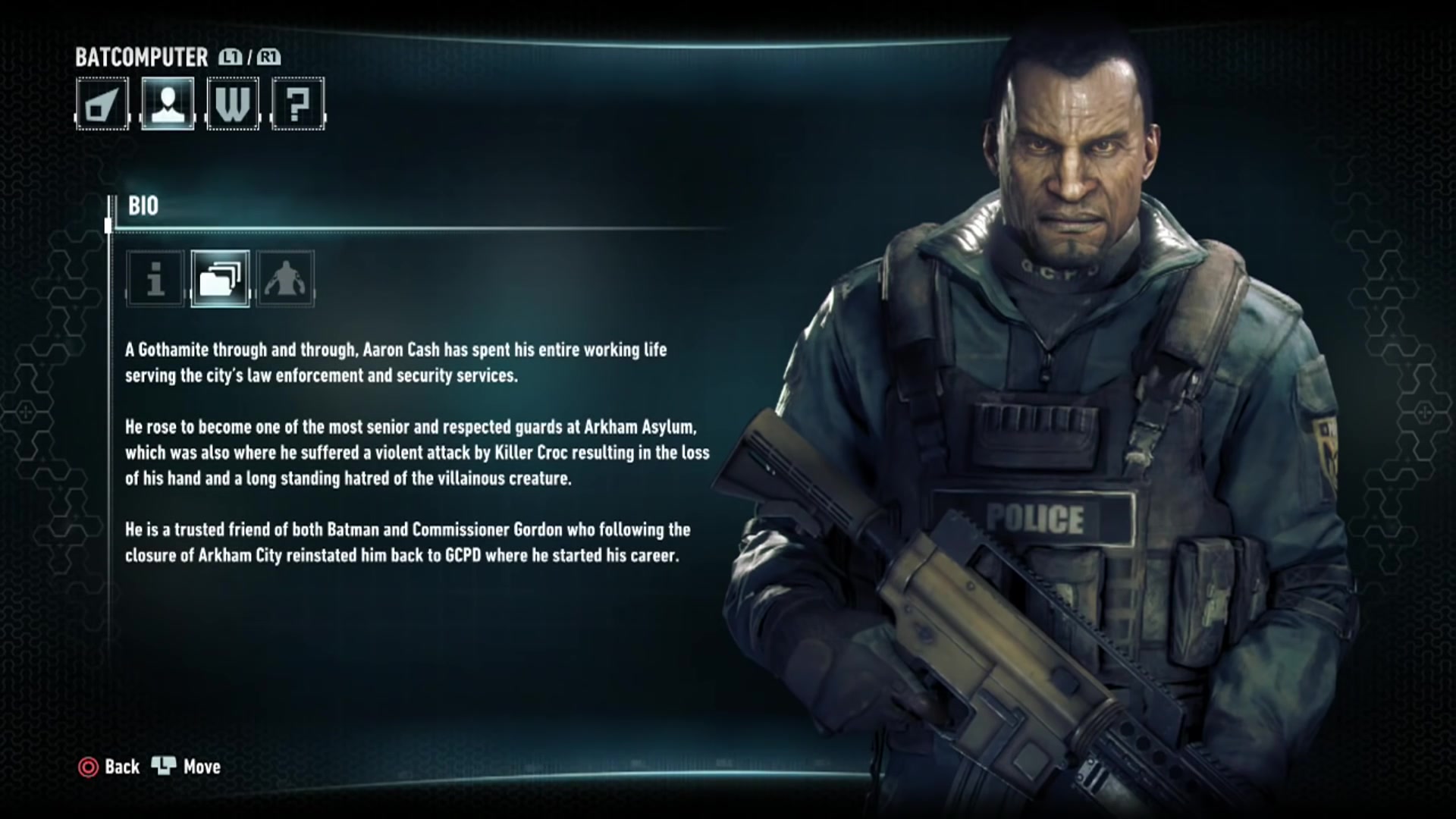 batman arkham asylum character bio