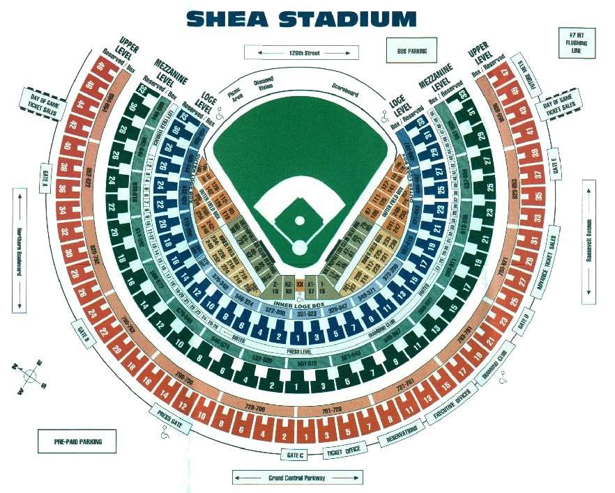 Detailed Citi Field Seating Chart