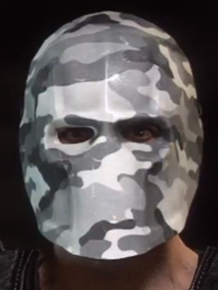army of two masks smile black army of two masks smile black
