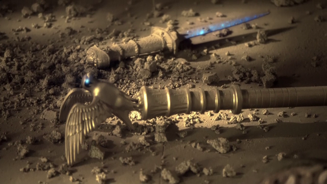File:The Staff of Horus and a knife with the same meteorite.png