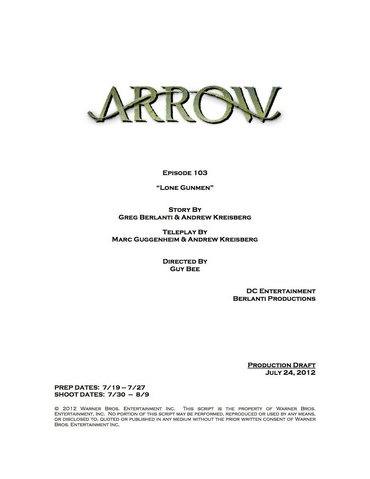 File:Arrow script title page - Lone Gunmen.png