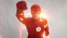 Flash running into a back hole