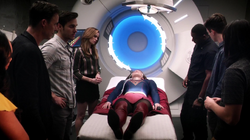 Kara is taken to S.T.A.R. Labs