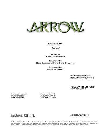 File:Arrow script title page - Taken.png