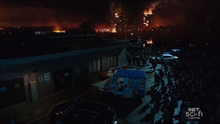 Zombies surround the bar
