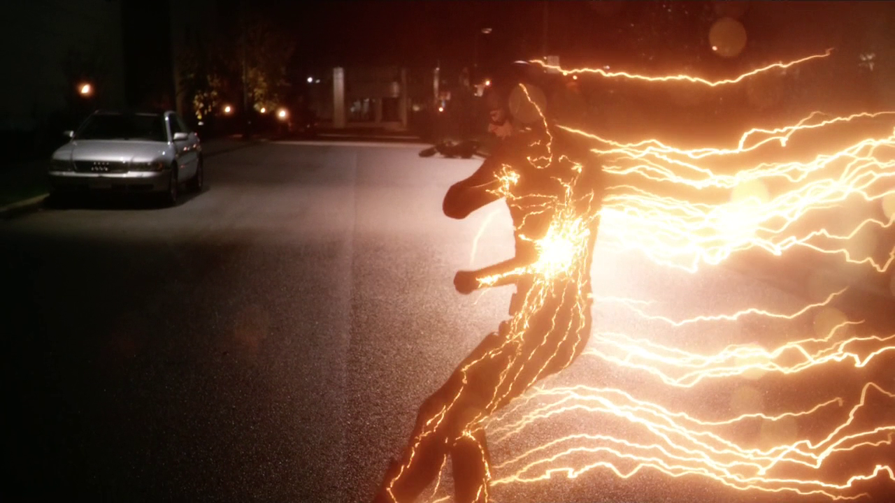 The Flash Generating A Lightning Bolt The Flash Generating A Lightning Bolt
