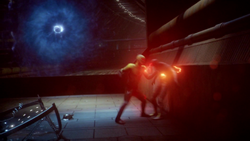 Reverse-Flash tries to kill the Flash