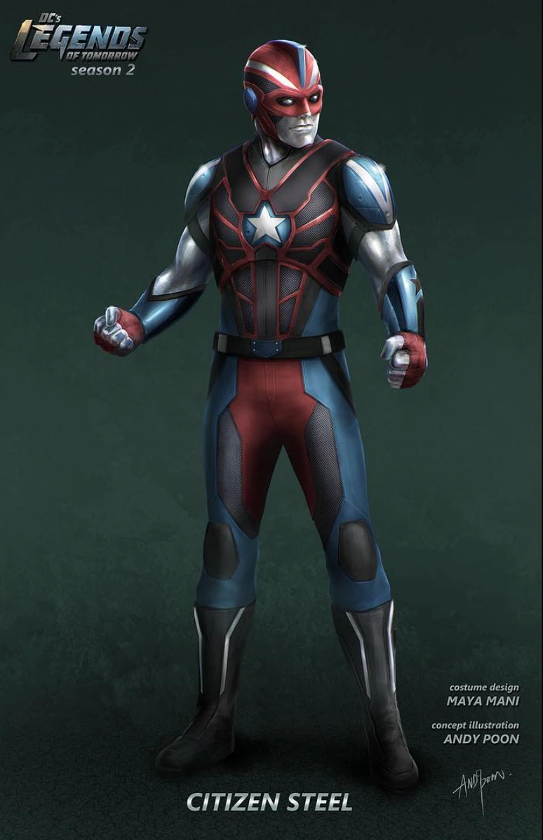 Image Citizen Steel concept art.png Arrowverse Wiki FANDOM