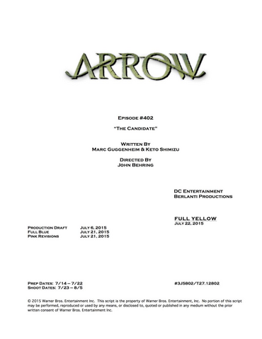 File:Arrow script title page - The Candidate.png