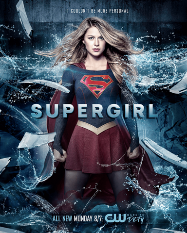 File:Supergirl season 2 poster - It couldn't be more personal.png