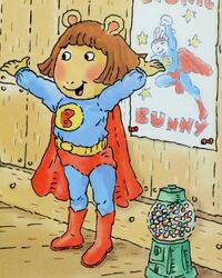 D.W. as Bionic Bunny