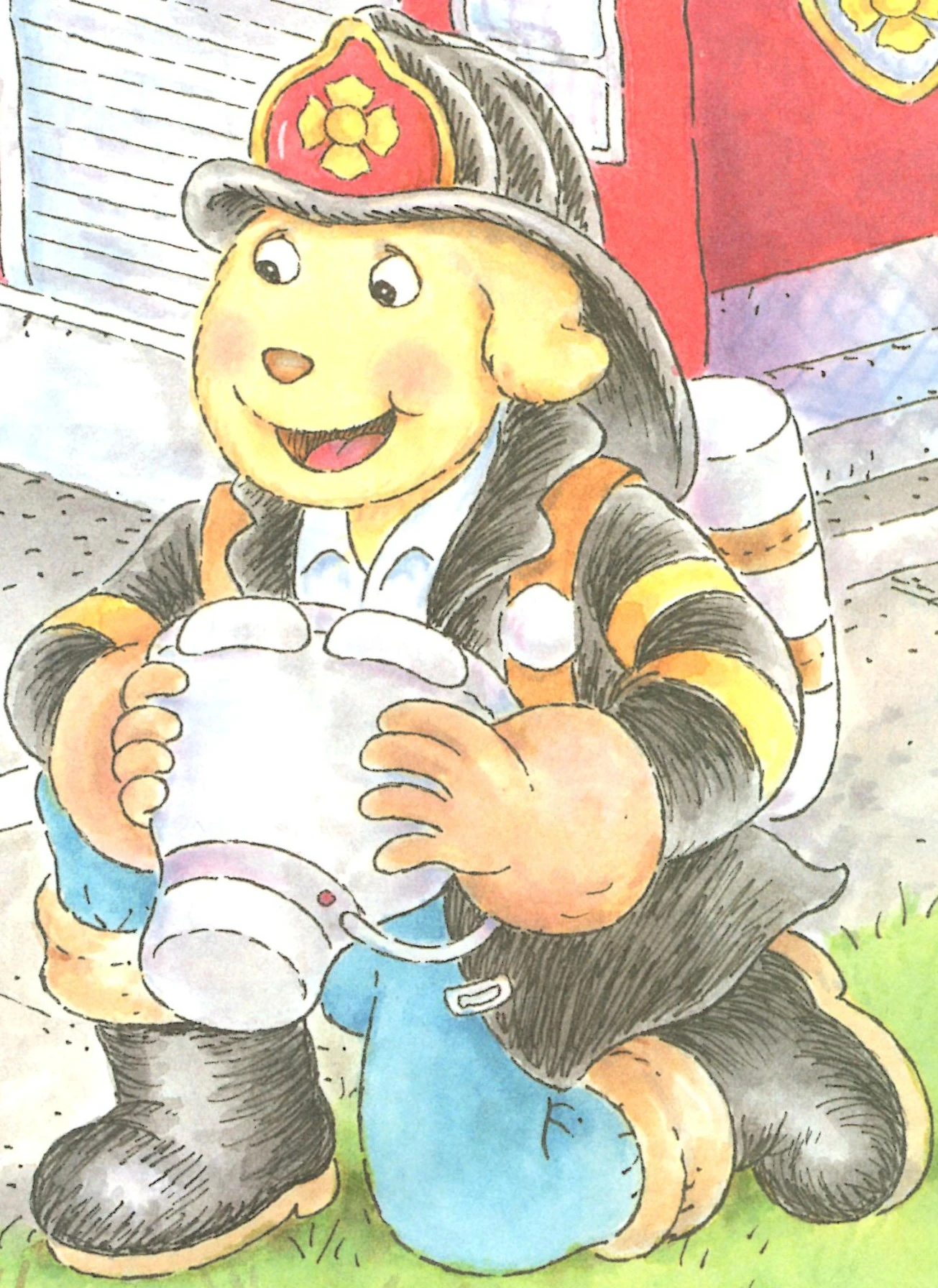 Firefighter (Arthur's Fire Drill) Arthur Wiki Fandom