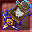 Hafted Mask Banner with Crest Icon
