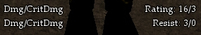 Character Damage Rating