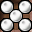 White Marbles Icon