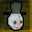 Snowman Mask with Hat Icon