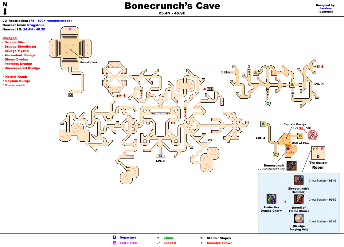 Dungeons Map For Asheron's Call - jumpfasr
