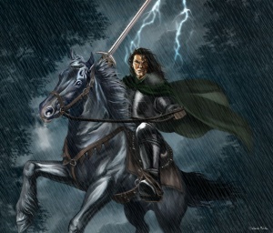 Sandor and stranger by Giliberti