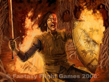 Jonathan Standing the Hound
