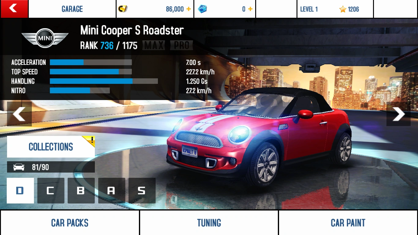 Image - A8MiniCooperSRoadsterStock.PNG | Asphalt Wiki ...